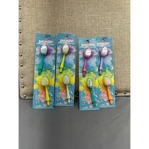 Radius Big Kidz Replacement Brush Heads 6+ Very‎ Soft No BPA USA  4 double Packs
